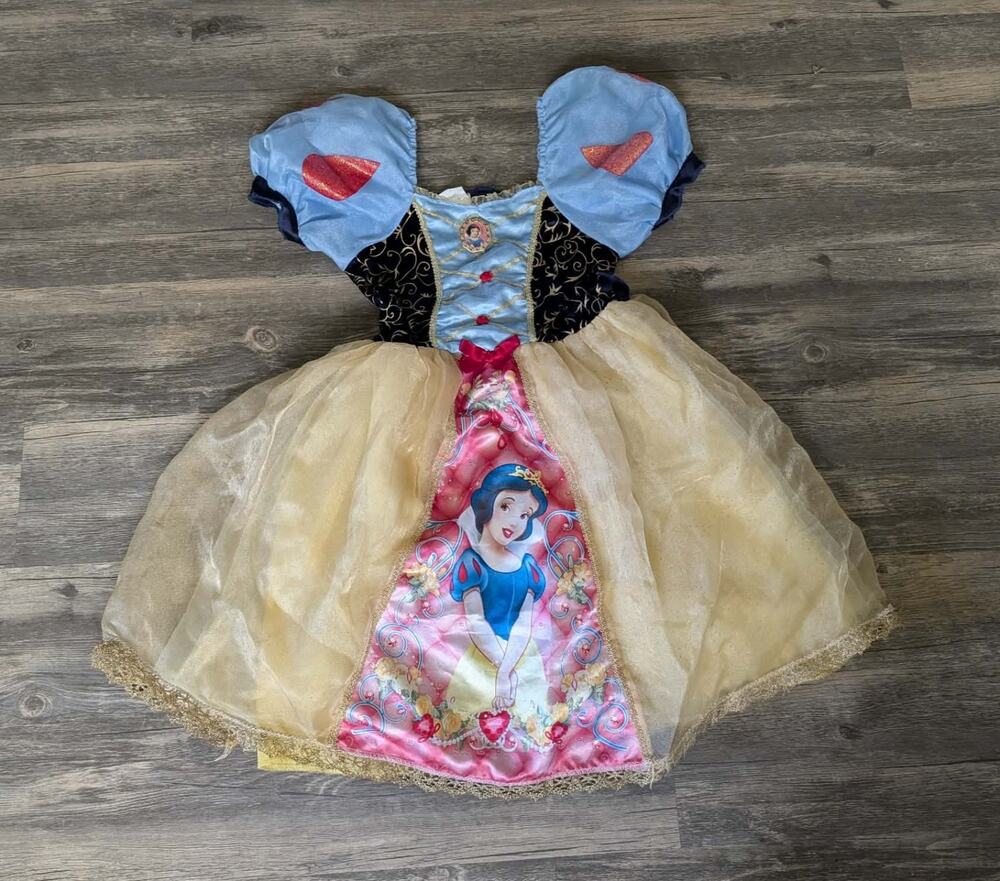 Disney Princess Snow White Size 4-6X Cosplay Dress Halloween Costume